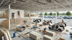 Car Dealership News for Drywall subcontractors 